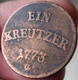 1 Kreuzer Joseph WENZEL 1773 G - Taler & Doppeltaler