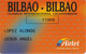 BILBAO -  TARJETA DE AIRTEL CLASICA INTERNACIONAL CICLOTURISTA (MUY RARA) - Airtel