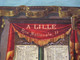Grande Calendrier 1881 LITHO APPEL 12 Rue Du Delta Drukker Imprimeur Kalender AU VIEUX CHENE, LILLE France 48cmX30cm PUB - Altri
