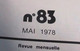 Revue De Maquettisme Plastique Années 60/70 : MPM N°83 Très Bon état ! Sommaire En Photo 3 - Francia