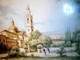 1973 COLORNO PR 2° Cent. Fiera Palazzo Ducaletimbro Verde Su Cartolina Speciale CHIESA ILLUSTRATA  ALIONOVI IG10637 - Parma