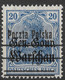 Poland 1919 20Pf Rare Ultramarine POCZTA POLSKA. Mi 10a Or B? Type II/Fischer 12 A, Ab Or Ba? Forma II (4 Mm). MNG. - Ongebruikt