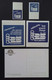 Olympic Airways Memorabilia 1957-1982 Label Stickers In Greek & English In Two Sizes Plus Postcard Of Mykonos - Werbung