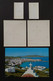 Olympic Airways Memorabilia 1957-1982 Label Stickers In Greek & English In Two Sizes Plus Postcard Of Mykonos - Pubblicità