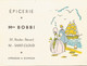 PZ / Calendrier Publicitaire PUB SAINT-CLOUD Maison BOBBI Epicerie  1968  Bateau Couple - Petit Format : 1961-70