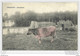 LIBRAMONT ..-- RARE !!   Briqueterie . Vache . 1914 Vers BXL ( Mr Mme Ph. RAMER? ) . Voir Verso . - Libramont-Chevigny