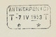 Luxe-telegram, Telegraafafst. ANTWERPEN (C) 07/04/1953 - Telegramas