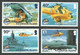 ASCENSION 2011 RAF SEARCH & RESCUE HELICOPTERS SHIPS SUBMARINES SET & SHEET MNH - Ascension