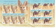 ROMANIA - 2021 - DESERT FAUNA - Dromedary ,Lizard, Fox, Antelope - Set 4 Sheetlets Of 5 Stamps+ 1 Label MNH** - Full Sheets & Multiples