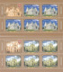 2021, Romania, Palaces Of Iași, Buildings, Palaces, City, Architecture, 4 MINISHEET, MNH(**), - Ganze Bögen