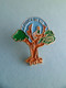 Pins émail Arbre - Le Prince De Vie - Guide De France - Scout Scoutisme - Signé Agnes Moullin - Militaria