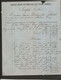 FACTURE- FABRICATION DE BROSSES EN TOUS GENRES  JOSEPH ZOBER - REMIREMONT -VOSGES -ANNEE 1880 - Droguerie & Parfumerie