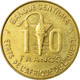 Monnaie, West African States, 10 Francs, 1981, Paris, TTB, Aluminum-Bronze - Ivory Coast