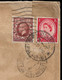 1954 GB - REUSED ENVELOPE 1 ½d FROM 1936 GEORGE V WITH ELIZABETH 2 ½d - CDS 1954 On GV 1 ½d - UNUSUAL - Storia Postale