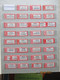 GERMANY BUNDESREPUBLIK  LOT OF REGISTERED MAIL R-LABELS  , 0 - Etiquettes 'Recommandé' & 'Valeur Déclarée'