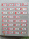 GERMANY BUNDESREPUBLIK  LOT OF REGISTERED MAIL R-LABELS  , 0 - R- Und V-Zettel