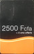 SENEGAL  -  Rechage  -  Orange  -  2.500 FCFA + 5 SMS - Senegal