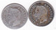 20 Centimes 1867 A Paris Et 1867 BB Strasbourg. Napoléon III, En Argent. 2 Pièces - 20 Centimes