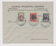 Bulgaria Ww1 Occ BUCHAREST Comerce Cover W/3 Post In Romania Ovp. Stamps (47979) - War