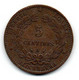 France --  5 Centimes 1888 A  -   état  TTB - Other & Unclassified