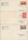 54343 - CANADA - POSTAL HISTORY: UNITRADE  # 234/237 + 241 + 243/245 On 5 FDC - ....-1951