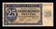 España Spain 25 Pesetas Burgos 1936 Pick 99 Serie S T.388 MBC/EBC VF/XF - 25 Pesetas