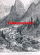 D101 018 Compton Hinterbärenbad Kufstein Berghütte Tirol 27x38 Cm Druck 1899!! - Altri & Non Classificati