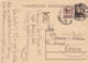 REPUBBLICA SOCIALE -S. DOMENICO D'ASTI- ITALIA - CARTOLINA POSTALE C. 30  + C. 30- GIUSEPPE MAZZINI - VG. PER TORINO - Ganzsachen