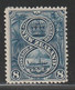 NOUVELLE ZELANDE - N°121 * (1903-08) 8p Bleu - Unused Stamps