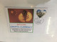 (5 A 34) China Officialy Banned Crytocurrency BITCOIN - Postmarked 15-10-2021 - COVID-19 Heart Shape Stamp - Other & Unclassified