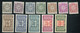 Monaco N° Yvert Taxes 29/39 Série Complète (12 Valeurs) Neufs **- Cote 81€ - Ref M 58 - Postage Due