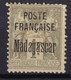 MADAGASCAR - 1895 - YT N° 21 (*) - SANS GOMME - INFIME PLI D'ANGLE - COTE 2022 = 200 EUR - Neufs