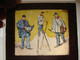 5 PUB Litho Cards C1900 Stilts Stelt ECHASSES, Stelzen Postman Postmen Sneeuw Moeras , Magic Lantern Slide VG - Andere & Zonder Classificatie