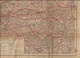 CARTE PLAN 1922 - 33,5 X 34,5 Cm - CHAMPAGNE ARDENNE - ROUTE NATIONALE - CHEMINS De FER - CHEF LIEU De CANTON - Cartes Topographiques