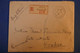 470 FRANCE BELLE LETTRE RARE 1937 M - P. BURES S YVETTE RECOMMANDé POUR LONDRES + AFFRANCHISSEMENT BLOC DE 4 TIMBRES - Covers & Documents