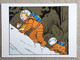 CPM Carte Double - Hergé TINTIN On A Marché Sur La Lune - Hergé