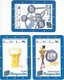 BIERE BIERES - Dessous Bock - Hoegaarden - Cerveza Cerveze - Wit Beer - Bière Blanche - Espagne Nederland Belgique - Alcohol
