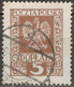 POLAND POLEN POLOGNE 1930 PORTOMARKEN TIMBRES DE SERVICES FRAIS DE PORT POSTAGE DUE REVENUE Mi 80 USED - Postage Due