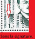 T.A.A.F .N°94a** Variété Sans Signature Du Graveur,  . Cote 42€. - Non Dentelés, épreuves & Variétés