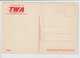 Vintage Pc TWA Trans World Airlines Douglas Dc-6 Aircraft - 1919-1938: Entre Guerres