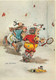 Joueur De Squash- Illustrateur Gary Patterson-interférence- Lot De 2 Cartes-cpm - Paterson