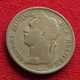 Congo Belgian 50 Centimes 1922 Belgish  Wºº - 1910-1934: Albert I