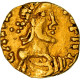 France, Triens, 620-640, Chalon-sur-Saône, Or, TTB, Belfort:1135var - 470-751 Merovingian