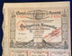 RARE 1887 ! COMPAGNIE UNIVERSELLE CANAL INTEROCEANIQUE DE PANAMA OBLIGATION 1000 FRANCS (stock Action Share France Stern - Transports