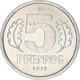 Monnaie, GERMAN-DEMOCRATIC REPUBLIC, 5 Pfennig, 1979, Berlin, SUP+, Aluminium - 5 Pfennig