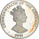 Monnaie, Bahamas, Elizabeth II, 5 Dollars, 1991, Franklin Mint, Proof, FDC - Bahamas
