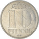 Monnaie, GERMAN-DEMOCRATIC REPUBLIC, 10 Pfennig, 1981, Berlin, SUP+, Aluminium - 10 Pfennig