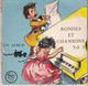 45 Tours Germaine Bouret 12 Dessins Rondes Et Chansons Chantées Par Les Compagnons De La Joie Volume 3  Très Rare - Bambini