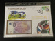 Euro Souvenir Banknote Cover Football 2021 Euro 2020 Football Fußball Italy Champions Gold Solomon Banknotenbrief - Fußball-Europameisterschaft (UEFA)