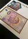 Euro Souvenir Banknote Cover Djibouti Youri Yuri Gagarine Gagarin Space Espace Bloc Block Banknotenbrief - Afrika